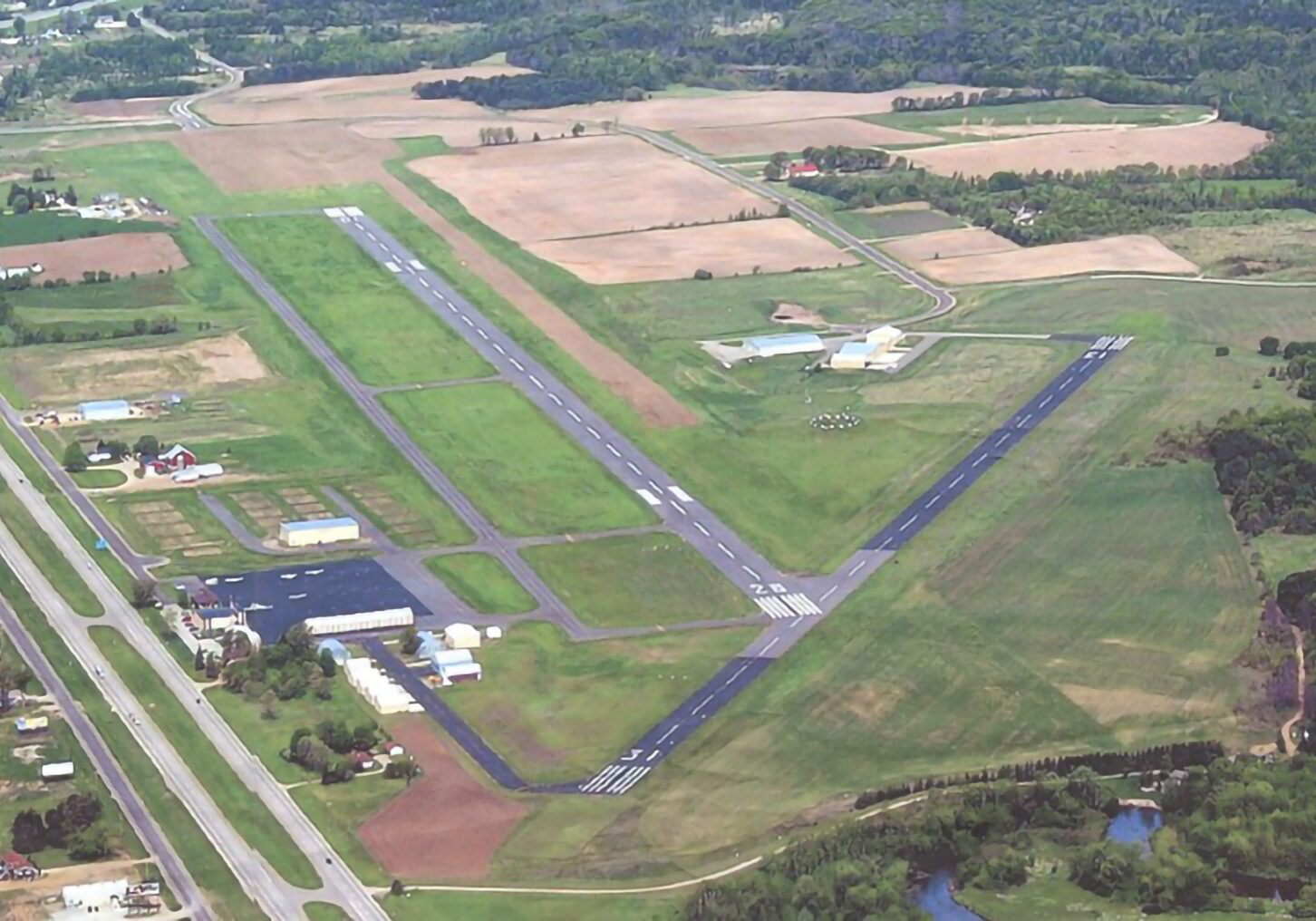 Waupaca Airport as seen from the air. Waupaca Airport as seen from the air.